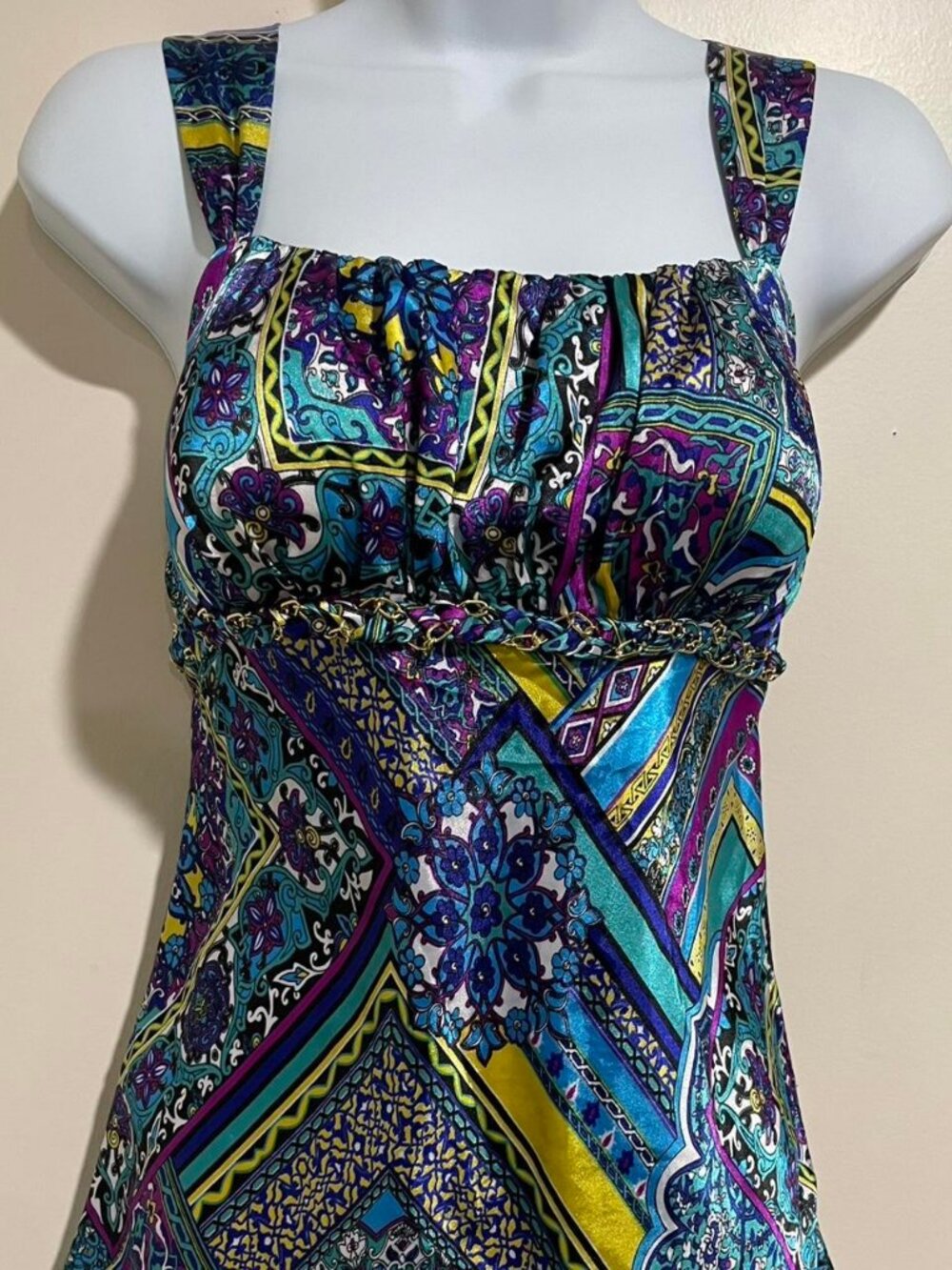 IZ Byer Women's Multi Blouse